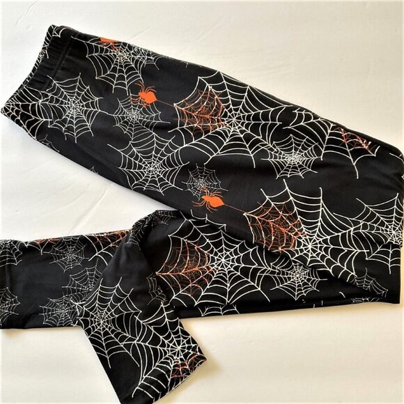 NEW GOTH SPIDERWEB LEGGINGS HALLOWEEN COSPLAY COSTUME - Picture 1 of 7
